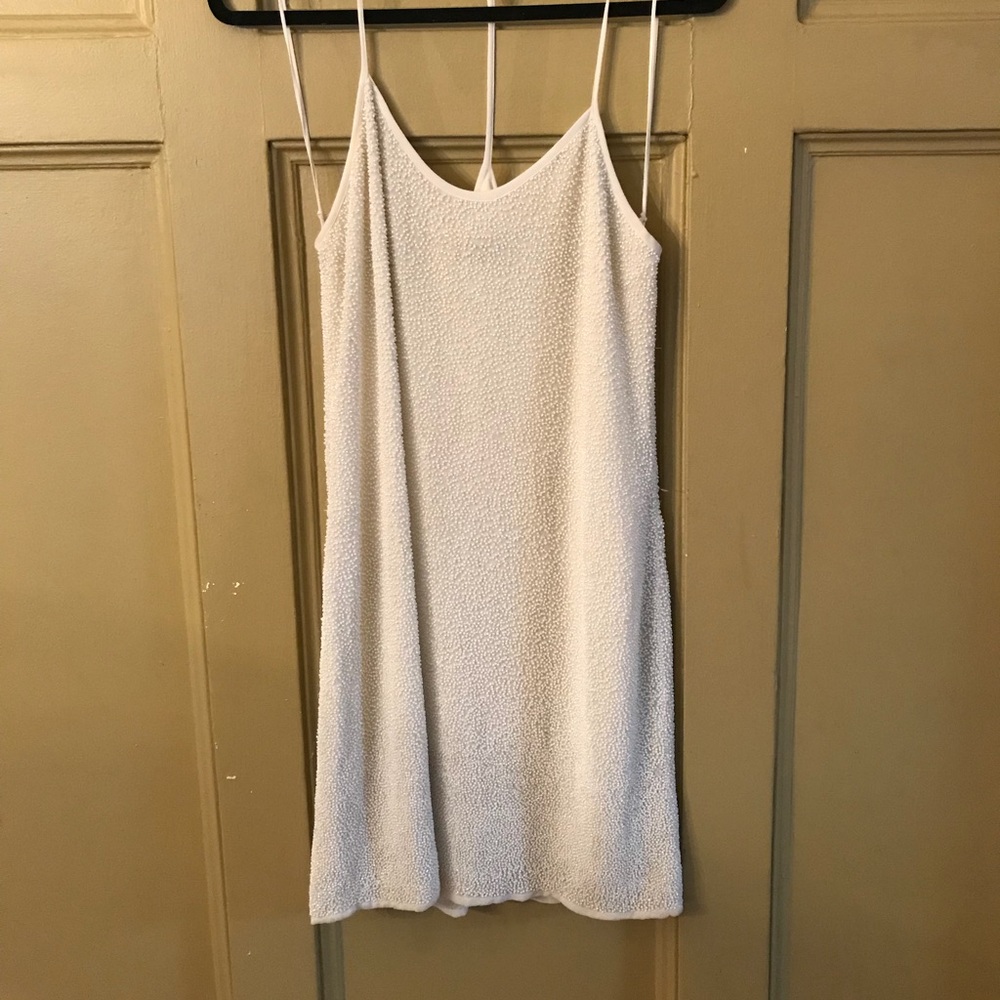 Woman’s beaded dress